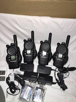 4 CLS1410 UHF Portable Two-way Radios Good Condition