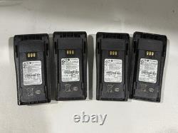 4-Motorola CP200d 403-470 MHz UHF Two Way Radio AAH01QDC9JC2AN w Mics/Chargers