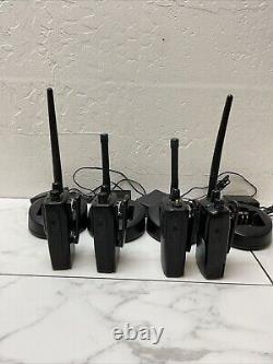 (4 PACK) Motorola VX-261 Portable Two-Way Radios with Chargers
