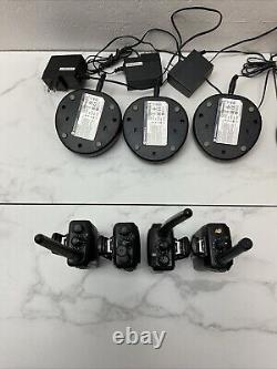 (4 PACK) Motorola VX-261 Portable Two-Way Radios with Chargers