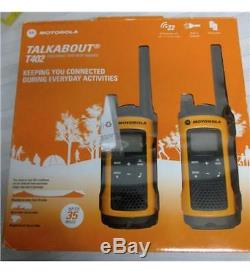 4 Pack Set Talkabout T402 Walkie Talkie 35 Mile Two Way Radio Waterproof