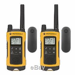 4 Pack Set Talkabout T402 Walkie Talkie 35 Mile Two Way Radio Waterproof