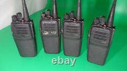 4 X Motorola XPR 6380 800Mhz 32Ch Digital Analog Two Way Radios AAH55UCC9LB1AN