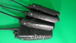 4 X Motorola XPR 6380 800Mhz 32Ch Digital Analog Two Way Radios AAH55UCC9LB1AN