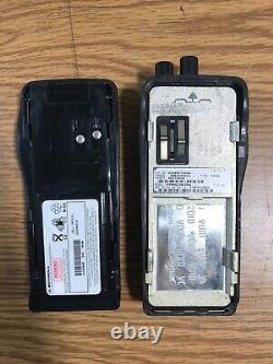 (4x) Motorola Radius GP350 P94MGC20C2AA Two Way Radio Walkie Talkie + Bases