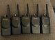 (5) Motorola Bpr40 Uhf 16ch Radios And (5) Chargers Aah84rcj8aa1an