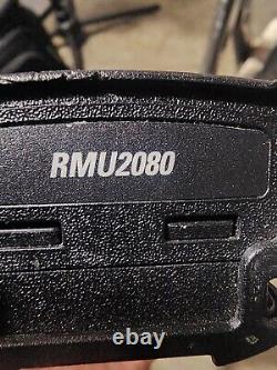 5 Motorola RMU2080 UHF 8-Channel Two-Way Radios Black
