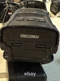5 Pack Motorola RMU2080D On-Site 8-Channel UHF Two-Way Business With Chargers