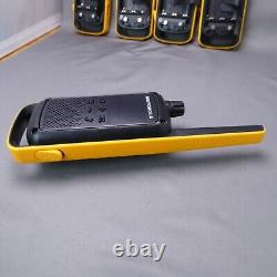 5 Pack Motorola Talkabout T470 Two Way Radio Walkie Talkies Black/Yellow 22 Chan
