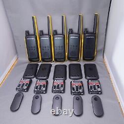 5 Pack Motorola Talkabout T470 Two Way Radio Walkie Talkies Black/Yellow 22 Chan