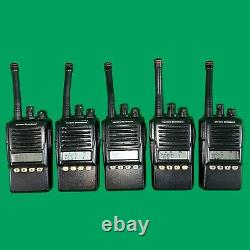 5 Vertex Standard (Motorola) VX-354 Two-Way Radio / Analog / 450 MHz 512 MHz