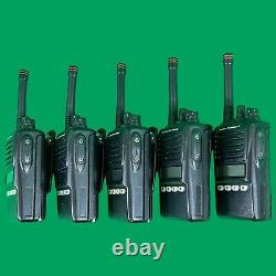 (5) Vertex Standard (Motorola) VX-354 Two-Way Radio / Analog / 450 MHz 512 MHz