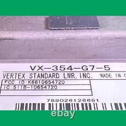 (5) Vertex Standard (Motorola) VX-354 Two-Way Radio / Analog / 450 MHz 512 MHz