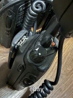 5 x Motorola HT750 Portable/Handheld Two-Way Radios with Speaker Microphones Black