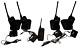 5x Motorola Rdu4100 10-ch Uhf Two Way Radios Ru4100bkn9ba+ 4x Docking Charger