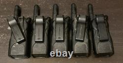 5x Motorola Two-Way 1W Radios 4 Channel CLS1410