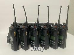 6X MOTOROLA XTS3000 TWO WAY RADIO HO9SDF9PW7BN P25 450-520MHz CH/DOCK WPLN4121BR