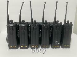 6X MOTOROLA XTS3000 TWO WAY RADIO HO9SDF9PW7BN P25 450-520MHz CH/DOCK WPLN4121BR