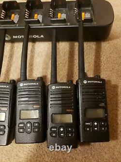 6X SET OF Motorola RDM2070D MURS LICENSE FREE VHF TWO WAY RADIOS W GANG CHARGER