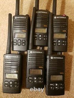 6X SET OF Motorola RDM2070D MURS LICENSE FREE VHF TWO WAY RADIOS W GANG CHARGER