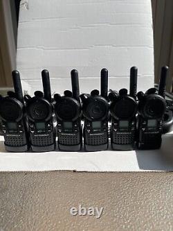 6 CLS1110 UHF Portable Two-way Radios Good Condition