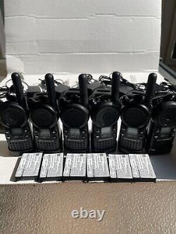 6 CLS1110 UHF Portable Two-way Radios Good Condition