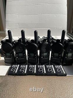 6 CLS1110 UHF Portable Two-way Radios Good Condition