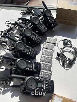 6 CLS1110 UHF Portable Two-way Radios Good Condition