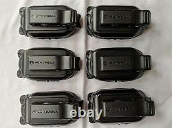 6 Motorola CLP1010 UHF Business Two-way Radios with Multi-Unit Charger