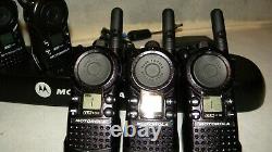 6 Motorola CLS1110 Two Way Radio With Headsets 60 Day Warranty