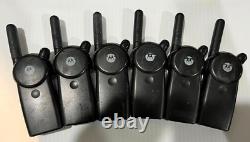 6 Motorola CLS1110 UHF Business 2-Way Radios Walkie Talkie