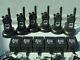 6 Motorola Cls1410 Two Way Radio With Charger +oem Headsets+warranty
