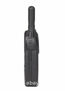 6 Motorola CLS1410 UHF Two-way Radios with HKLN4604 Headsets & Bank Charger