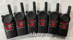 6 Motorola CLS1810T UHF Target Walkie Talkie Radio