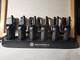 6 Motorola Cls 1110 Two-way Radios/ Charging Station / 6 Holsters Untested