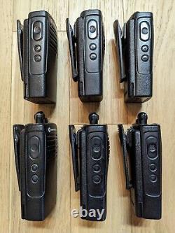 6 Motorola CP110 UHF Two Way Radios 2CH 2W H96RCC9AA2AA Compatible with RDU2020