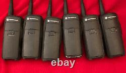 6 Motorola DTR650 Digital Two Way Radios 900 MHz