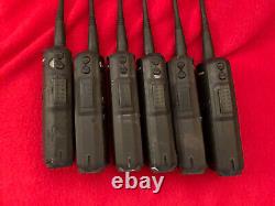 6 Motorola DTR650 Digital Two Way Radios 900 MHz