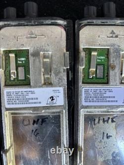 6 Motorola GP 88 Walkie Talkies Two Way Radios & Chargers New Batteries