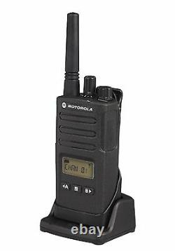 6 Motorola RMU2080d 2 Watt UHF Business Two-way Radios & Bank Charger