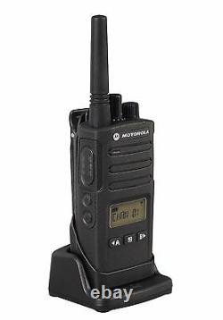 6 Motorola RMU2080d 2 Watt UHF Business Two-way Radios & Bank Charger