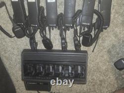 6 Motorola XTS 1500 Two-Way Radio with A 6 Charger and Battery
