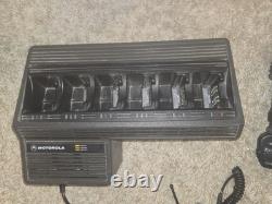 6 Motorola XTS 1500 Two-Way Radio with A 6 Charger and Battery