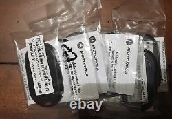 6 NEW Motorola CLP1040 Two Way Radio With CHARGERS + OEM headsets + Warranty