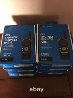 6 NEW Motorola CLS1410 Two Way Radio WITH CHARGER +WARRANTY