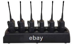 (6) RCA UHF 400-470MHz DMR Digital Two-Way Radio RDR3600U Compatible with Motorola