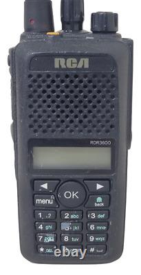 (6) RCA UHF 400-470MHz DMR Digital Two-Way Radio RDR3600U Compatible with Motorola