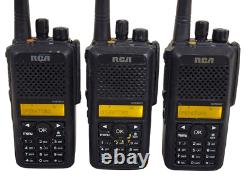 (6) RCA UHF 400-470MHz DMR Digital Two-Way Radio RDR3600U Compatible with Motorola