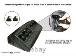 6 Unit Two-Way Radio Battery Charger for Motorola for NNTN4497 4970 CP200 EP450