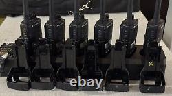 6x Motorola Two-Way Radio Walki with 6-Place charging Station + Acc RMU2080d